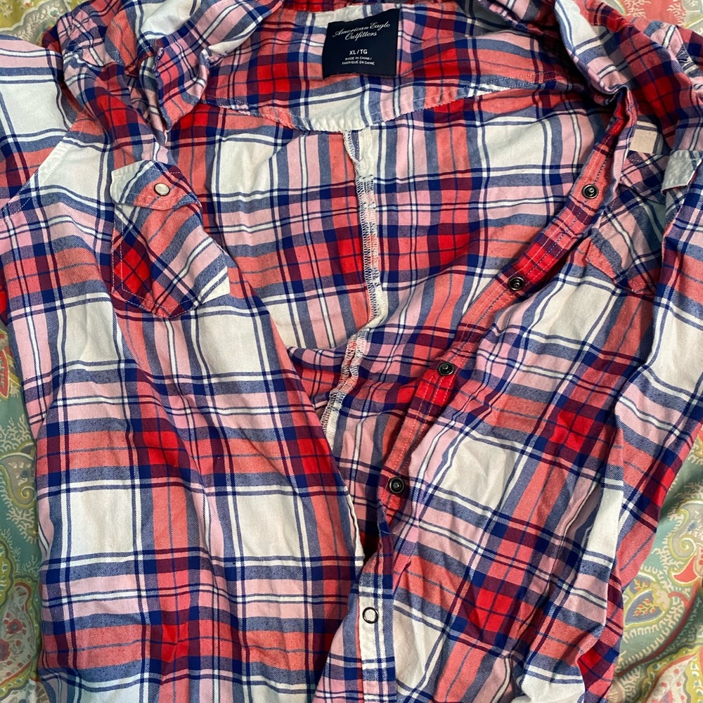 American Eagle plaid shirt
